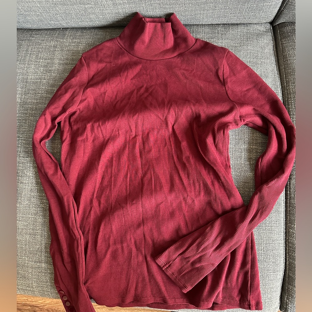Sezane Felix Jumper Burgundy - Size M